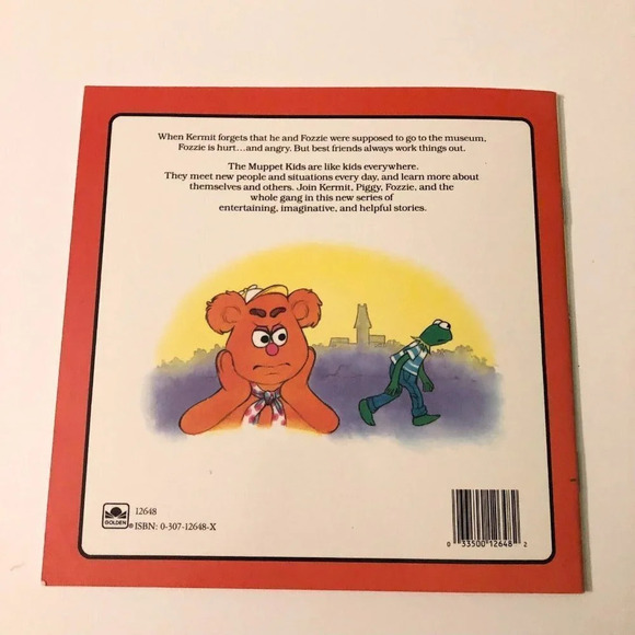 Vtg Lot of 2 Muppet Kids Moms Having a Baby and Im Mad At You Golden Books - Picture 11 of 16